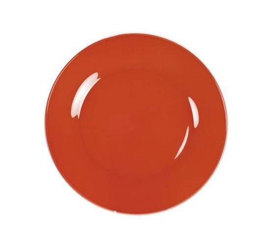 Plytký tanier Rosso 25,4 cm, 6 kusov, červená