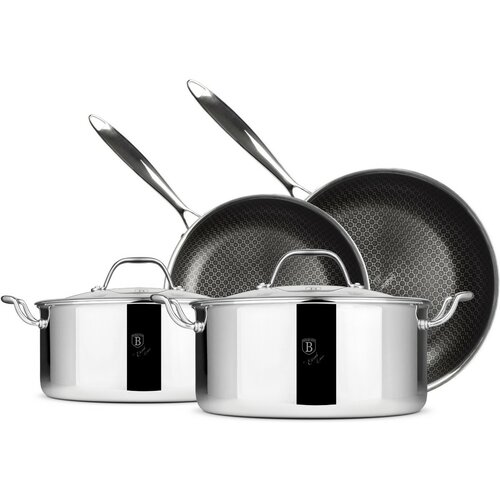 BerlingerHaus Zestaw naczyń z powłoką tytanową Eternal, 6 szt.