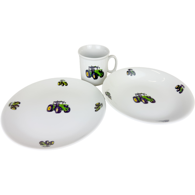 Thun 3-częściowy zestaw obiadowy dla dzieci Nowytraktor