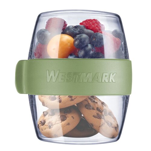 Cutie pentru gustări din două piese Westmark MINI,400 ml , verde mentă