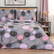 4Home Krepp-Bettwäsche Pink Illusion, 140 x 200 cm, 70 x 90 cm