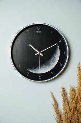 Настінний годинник Moon Inzgri, 30 x 30 см
