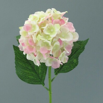 Umelá kvetina Hortenzia, svetloružová