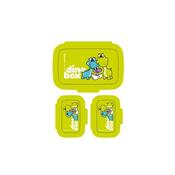 Cutie de gustări Tescoma Dino 3 bucăți, verde