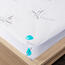 4Home Lavender körgumis vízhatlan matracvédő, 200 x 200 cm + 30 cm