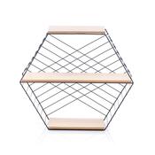 Homede Police Hexagon Alva přírodní, 51 x 17 x 45 cm