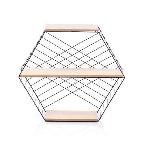 Homede Полиця Hexagon Alva натуральний, 51 x 17 x 45 см