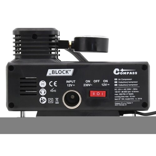 Bloc compresor Compass TÜV / GS, 12 / 230 V