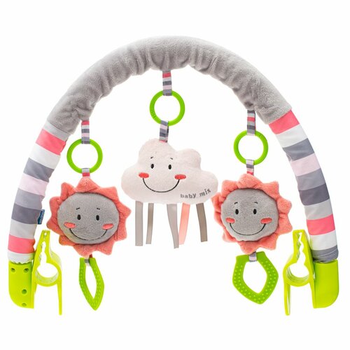 Baby Mix Jucărie pentru cărucior Nor, 80 cm