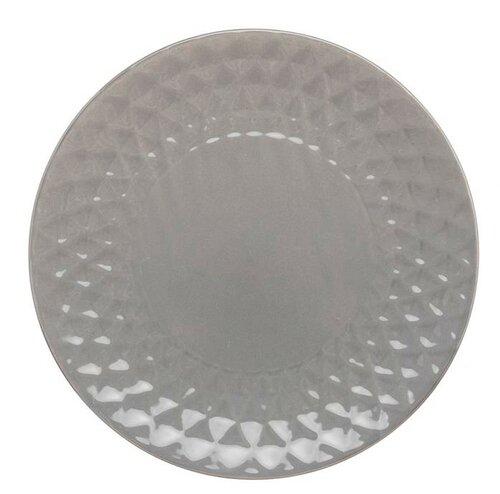 Florina Zestaw ceramicznych talerzy deserowych Diamond, 19,5 cm, 6 szt., ciemnoszary