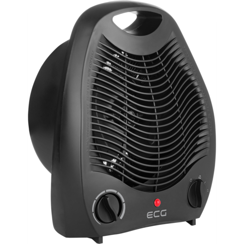ECG TV 3030 Heat R Black ventilator s toplimzrakom, črn
