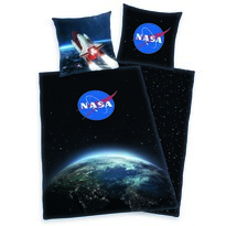 Lenjerie de pat din bumbca Herding NASA, 140 x 200 cm, 70 x 90 cm