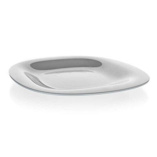 Luminarc Kvadratni desertni krožnik CARINE 19 cm,6 kos, siva