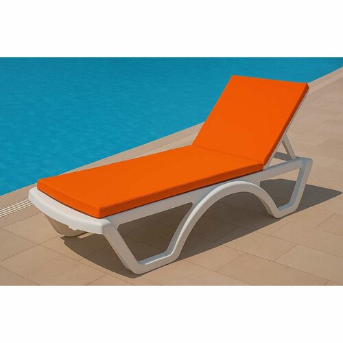 Zahradní lehátko Sunny, oranžová