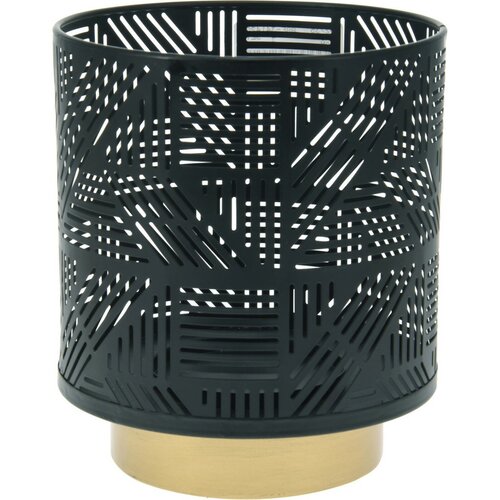 Metall-Laternen-Set Lighten 2 St., Schwarz