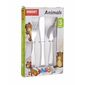 Banchet Set de tacâmuri pentru copii ANIMALS, 3buc.