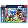 Trefl Puzzle Sonic Lernt den Igel kennen, 100 Teile