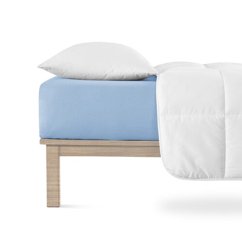 4Home jersey sheet Luxury blue , 180 x 200 cm