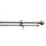 Doppeltes Vorhangset zum Ausziehen Kugel 16/19 mm Weiß, 200-350 cm, ohne Ringe
