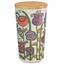 Wenko posoda z bambusovim pokrovom Flowers, 950 ml