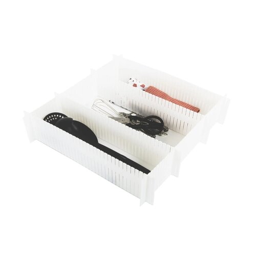 Organizator de sertar Compactor Free, alb