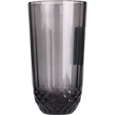 Glas aus rauchfarbenem Glas, 345 ml