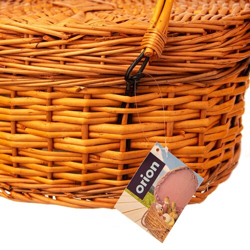 Orion Pleten piknik koš Srdce, 45 x 42 x 20 cm