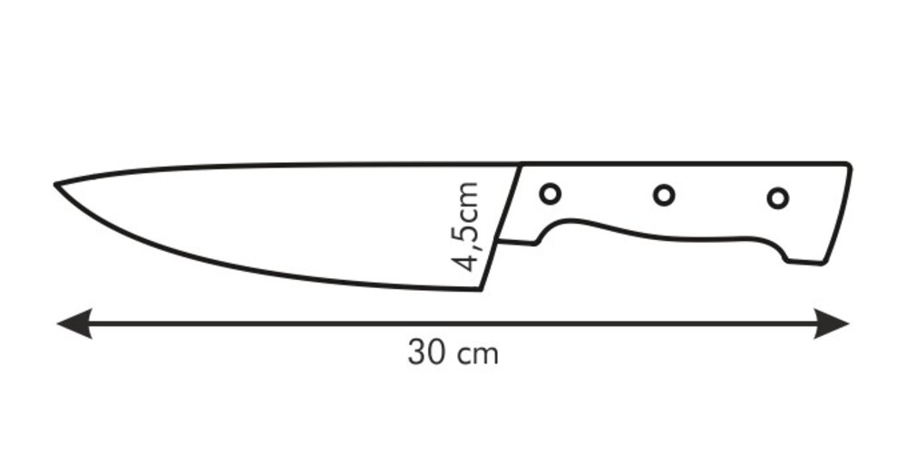 Obrázok Tescoma Nôž kuchársky Home Profi 17 cm, 