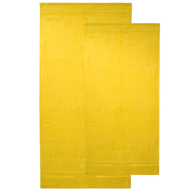 4Home komplet ręczników Bamboo Premium żółty, 70 x 140 cm, 50 x 100 cm