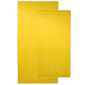 4home sada Bamboo Premium osuška a uterák žltá, 70 x 140 cm, 50 x 100 cm