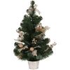 Malý vánoční stromeček zlatý, 60 cm, zelená