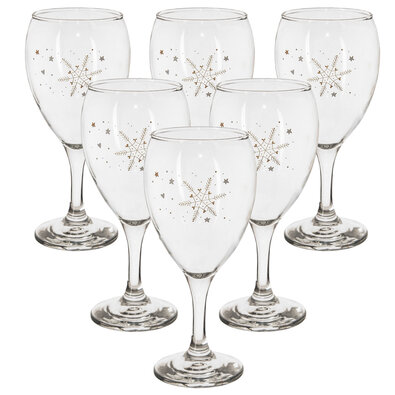 Orion Set of wine glasses Vločka 0,35 l, 6 kos