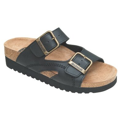 Шолль Тапочки Moldava Wedge AD чорні, розмір 42