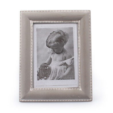 Drewniana ramka na zdjęcia Clasico, szary