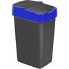 Heidrun Odpadkový koš 18 l, s modrým pruhem