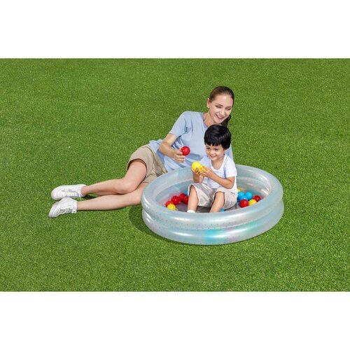 Bestway bazen z 50 kosmi žogicami, premer 91 cm,modra