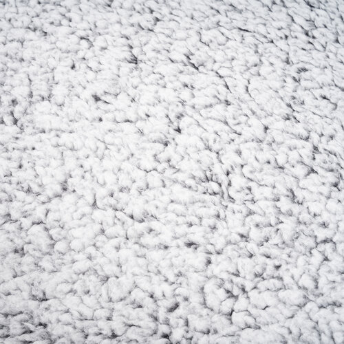 Kunstpelzkissen Grau, 45 x 45 cm