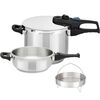 Elo 99285 5-teiliges Set Schnellkochtöpfe Praktika XL 6+3 l