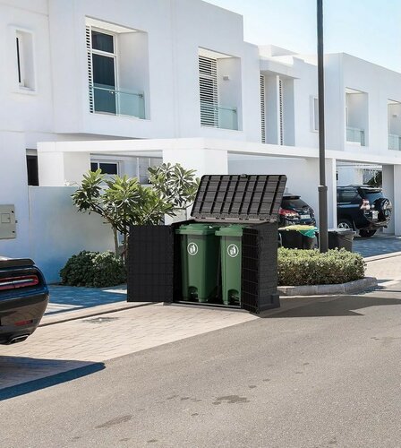 Duramax Skrzynia ogrodowa StoreAway brązowy, 850 l