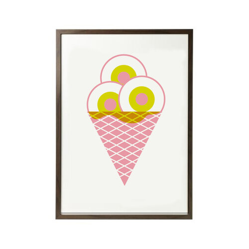 Plakat Eyes Cream 50 x 70 cm, sitodruk