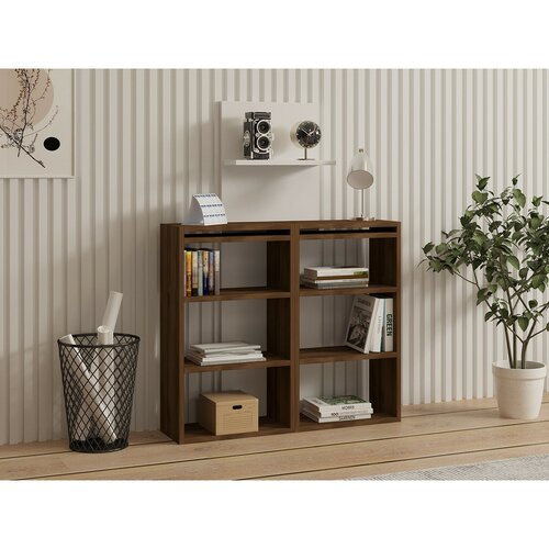 Birou Handy Walnut and White