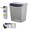 Coș de gunoi Denox Ekosystem pentru deșeurisortate 25 l, gri - mix