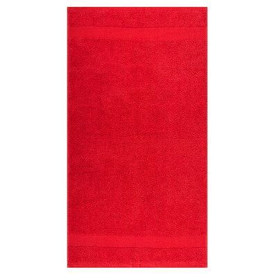 Ręcznik kąpielowy Olivia czerwony, 70 x 140 cm