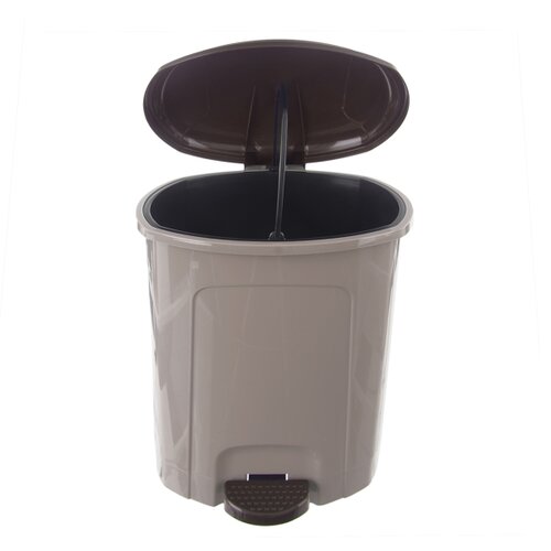 Orion Koš za smeti s pedalom 5,5 l, rjava