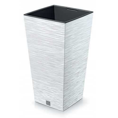 Kvetináč FURU SQUARE 29,5 cm, biela