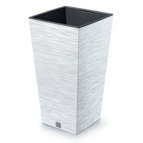 Ghiveci de flori FURU SQUARE 29,5 cm, alb