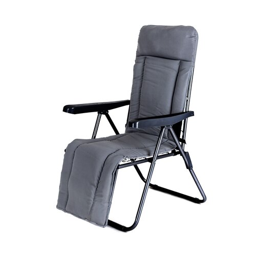 Happy Green Sklopni vrtni stol Manilla 74 x 57 x106 cm, siva