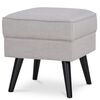 Taboret CRM2, kremowy