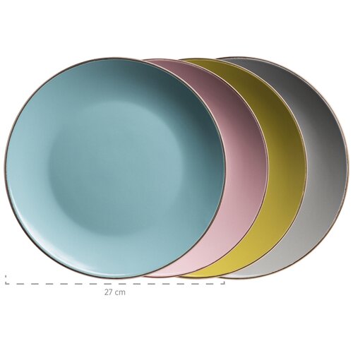Mäser 16-dielna jedálenská súprava Metallic RIM Pastel