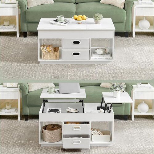 Konferenčný stolík E1021 WT, biely